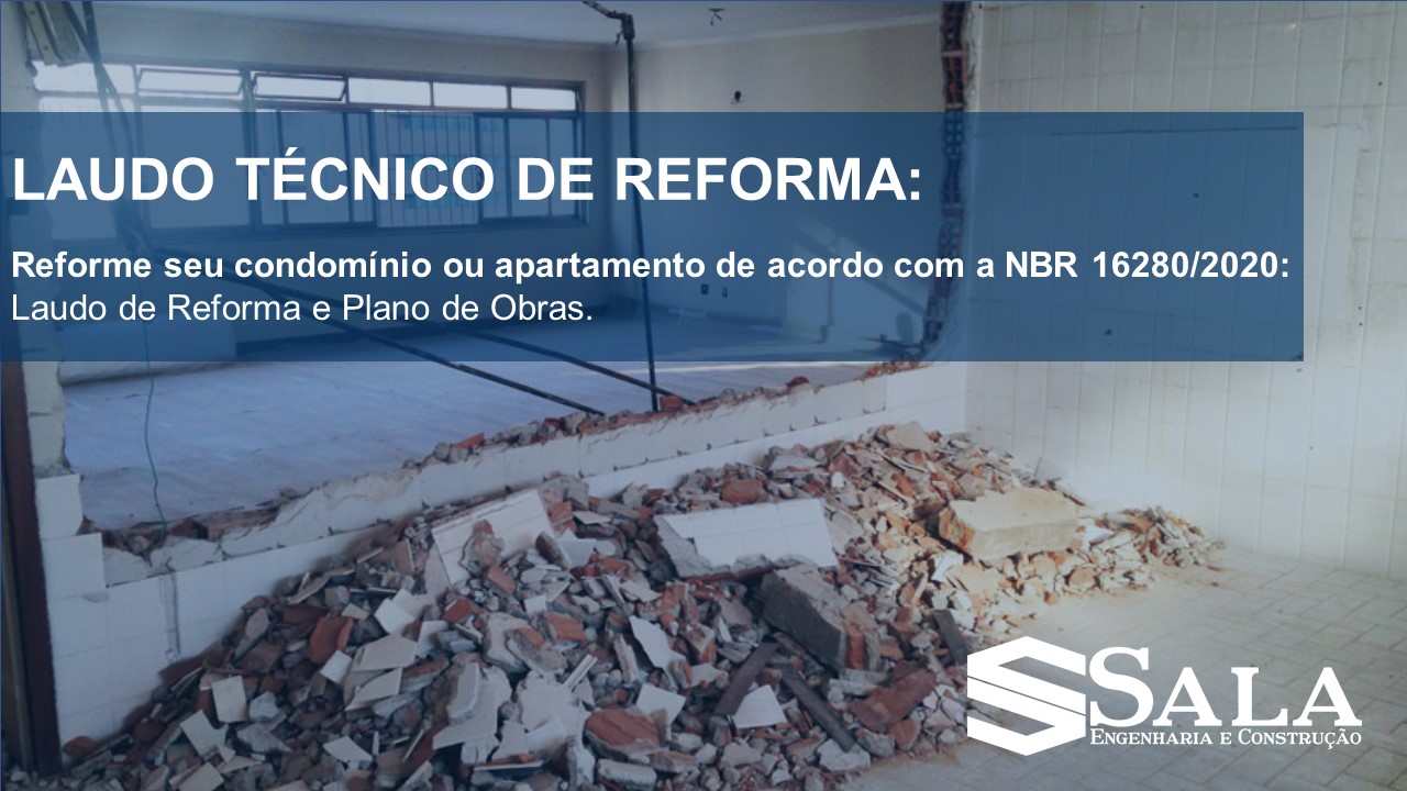 laudo técnico de reforma salvador Bahia brasil