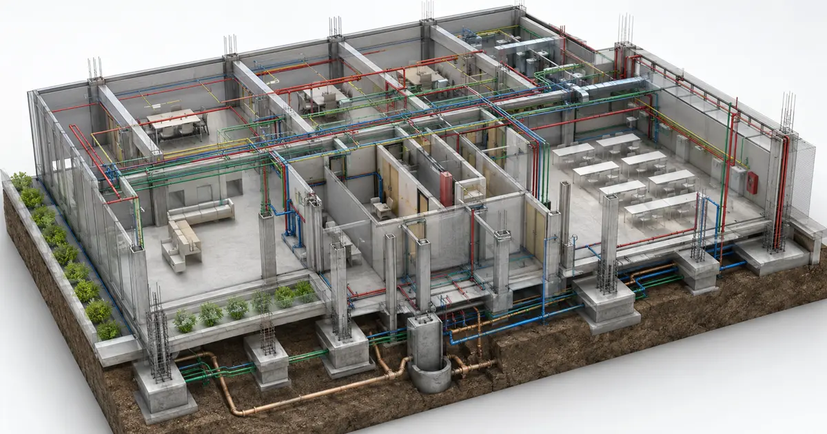 Compatibilização entre projetos de engenharia.