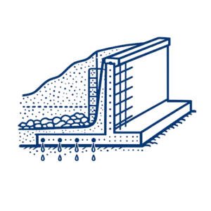 projeto de muro de arrimo em concreto armado