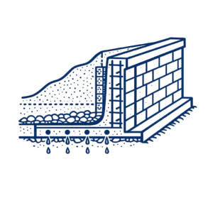projeto de muros de arrimo mistos