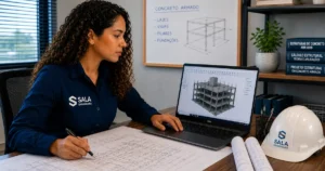 Projeto de estruturas de concreto armado em Salvador