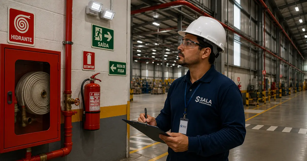 AVCB para galpões industriais e centros logísticos