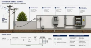 Quando é necessário um projeto de entrada de energia