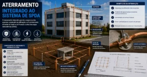 Aterramento no sistema de SPDA