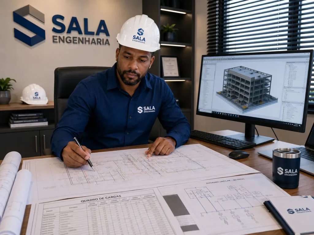 Projeto de instalações elétricas em Salvador