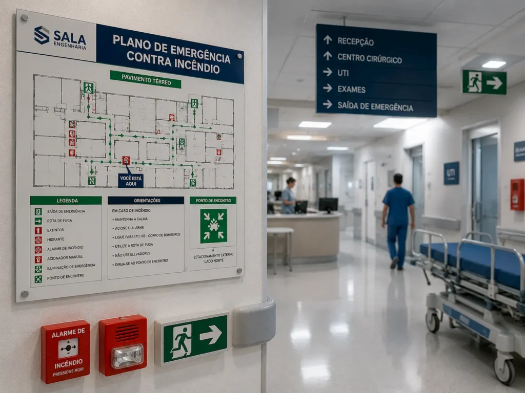 elaboração de plano de emergência para empresas de saúde