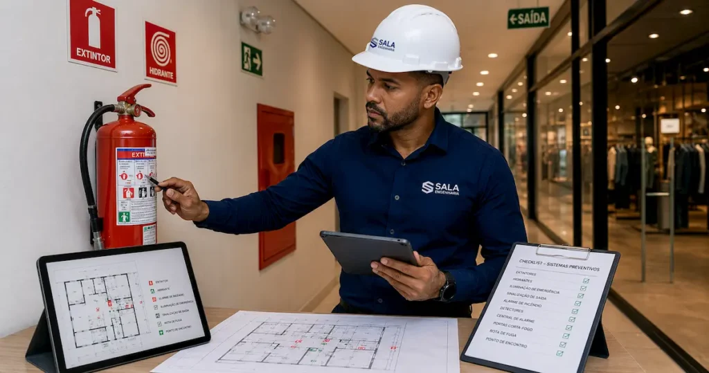 Verificação técnica para renovação de AVCB e CLCB